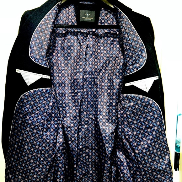 Men’s 40R tailorbyrd jacket deep blue color - Picture 2 of 4